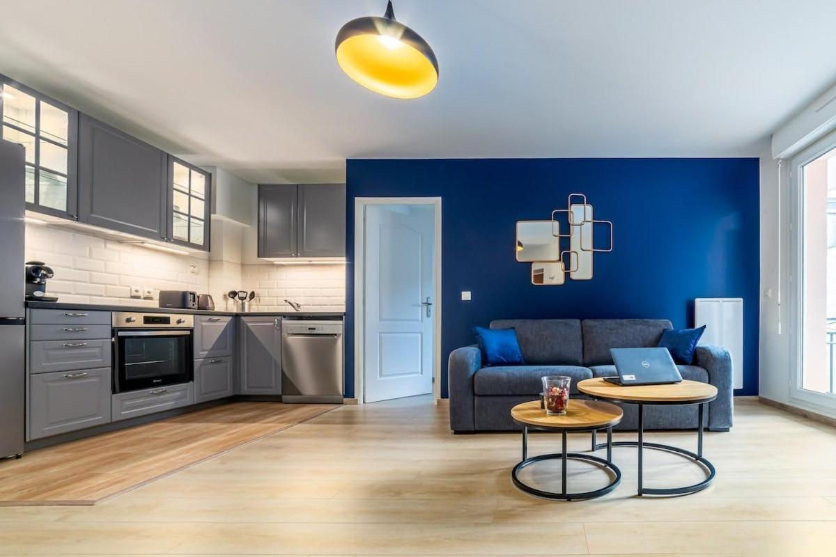 Appartement L'Ilot Bleu Paradis 믈룅 외부 사진